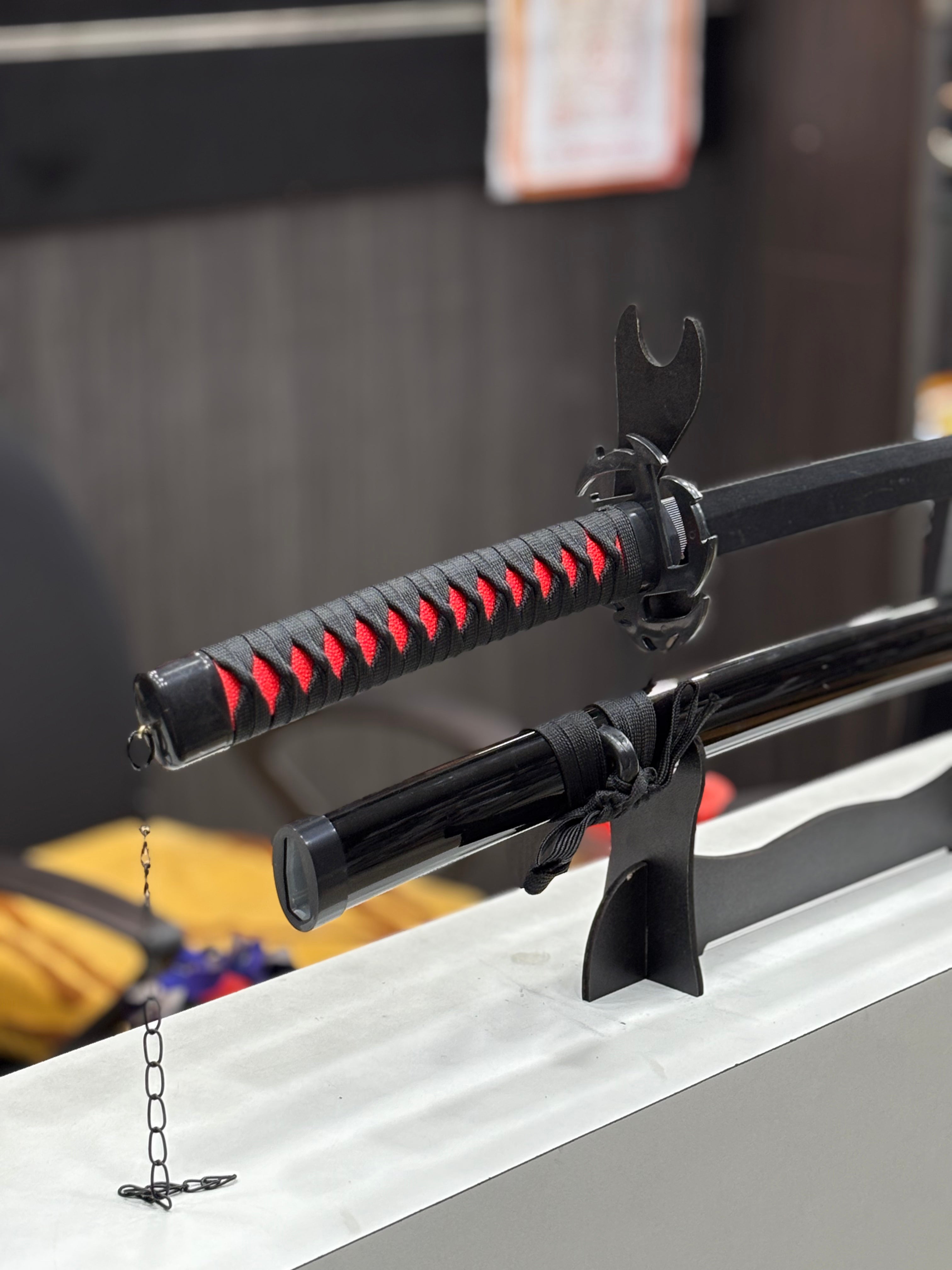 bleach icihigo zangetsu 105 cm wooden katana