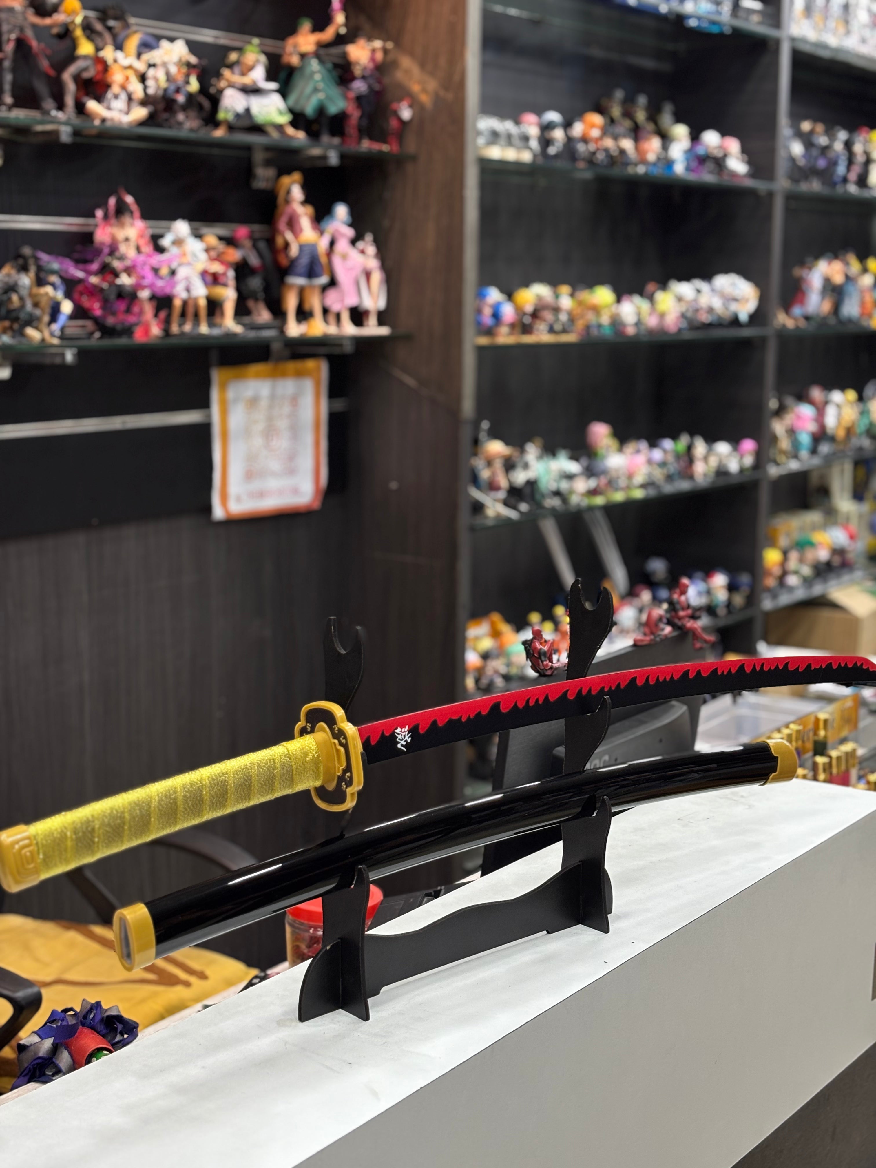 yoriichi nicihrin katana 105 cm wooden katana