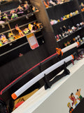 rengoku nichirin inspired 105 cm blunt  metal alloy katana