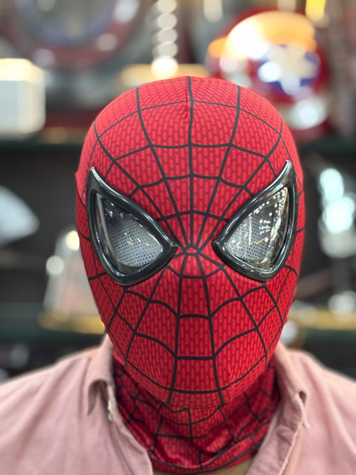amazing spiderman jaw movement led mask