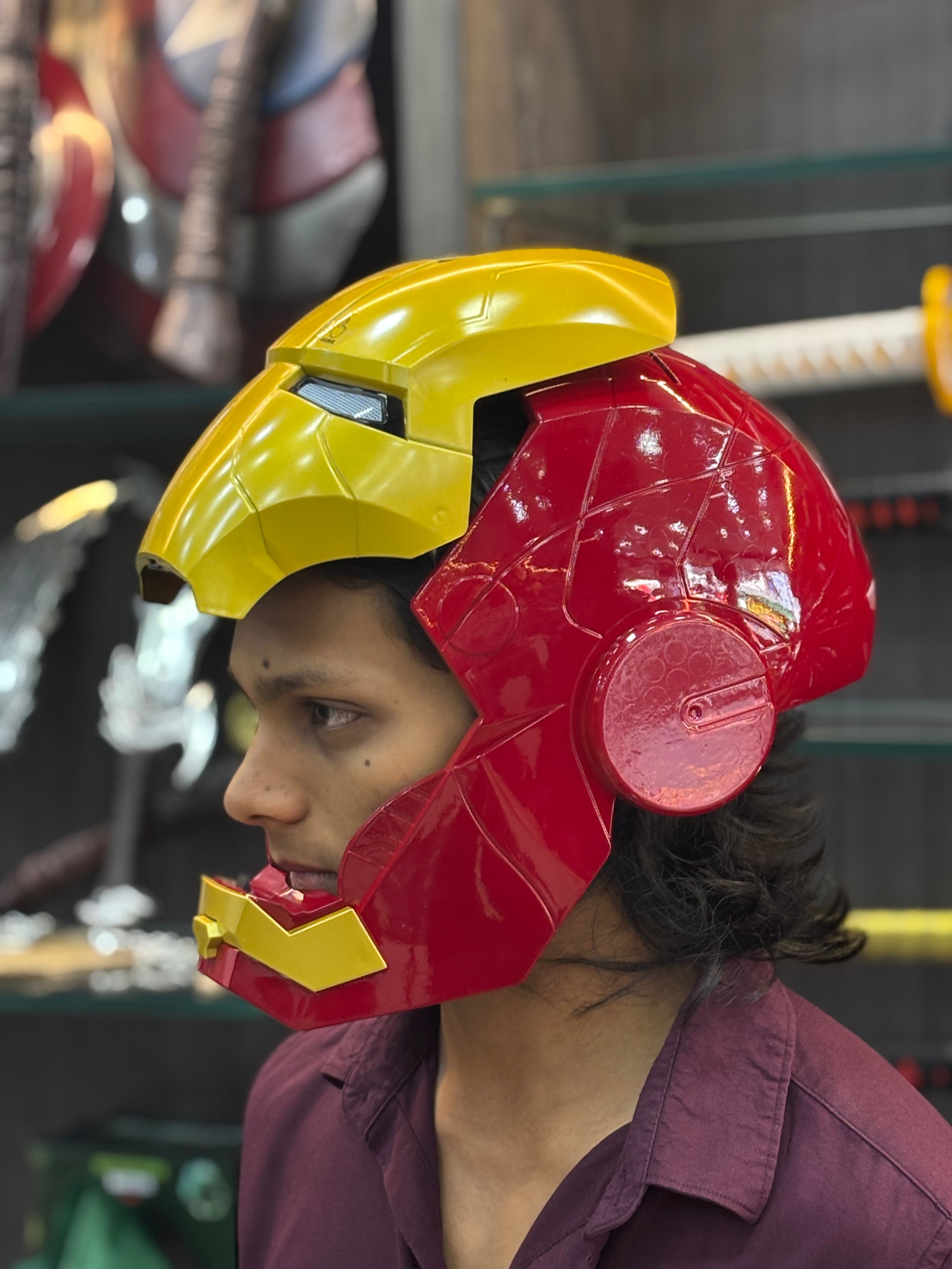 iron man mask led lights