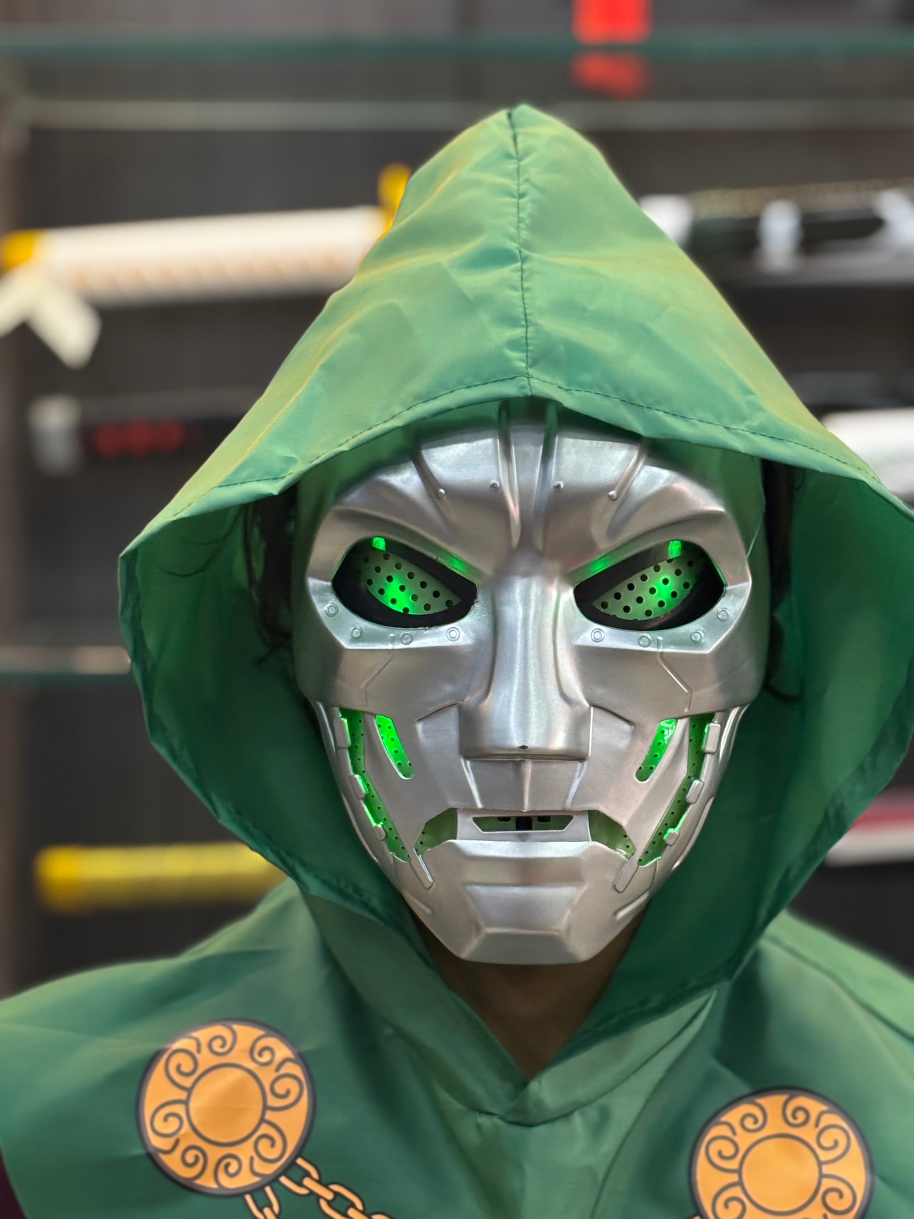 Dr Doom mask with hood