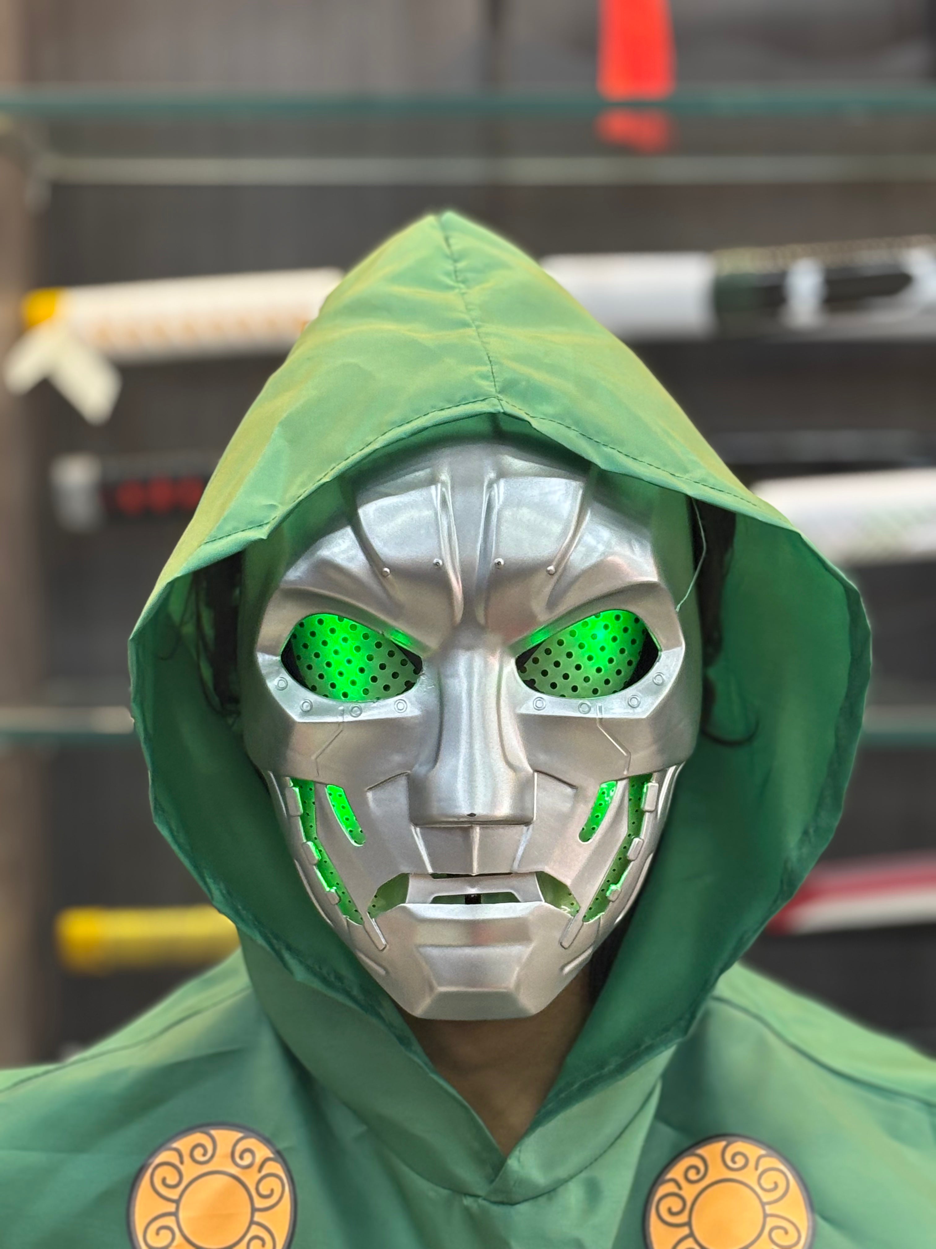 Dr Doom mask with hood