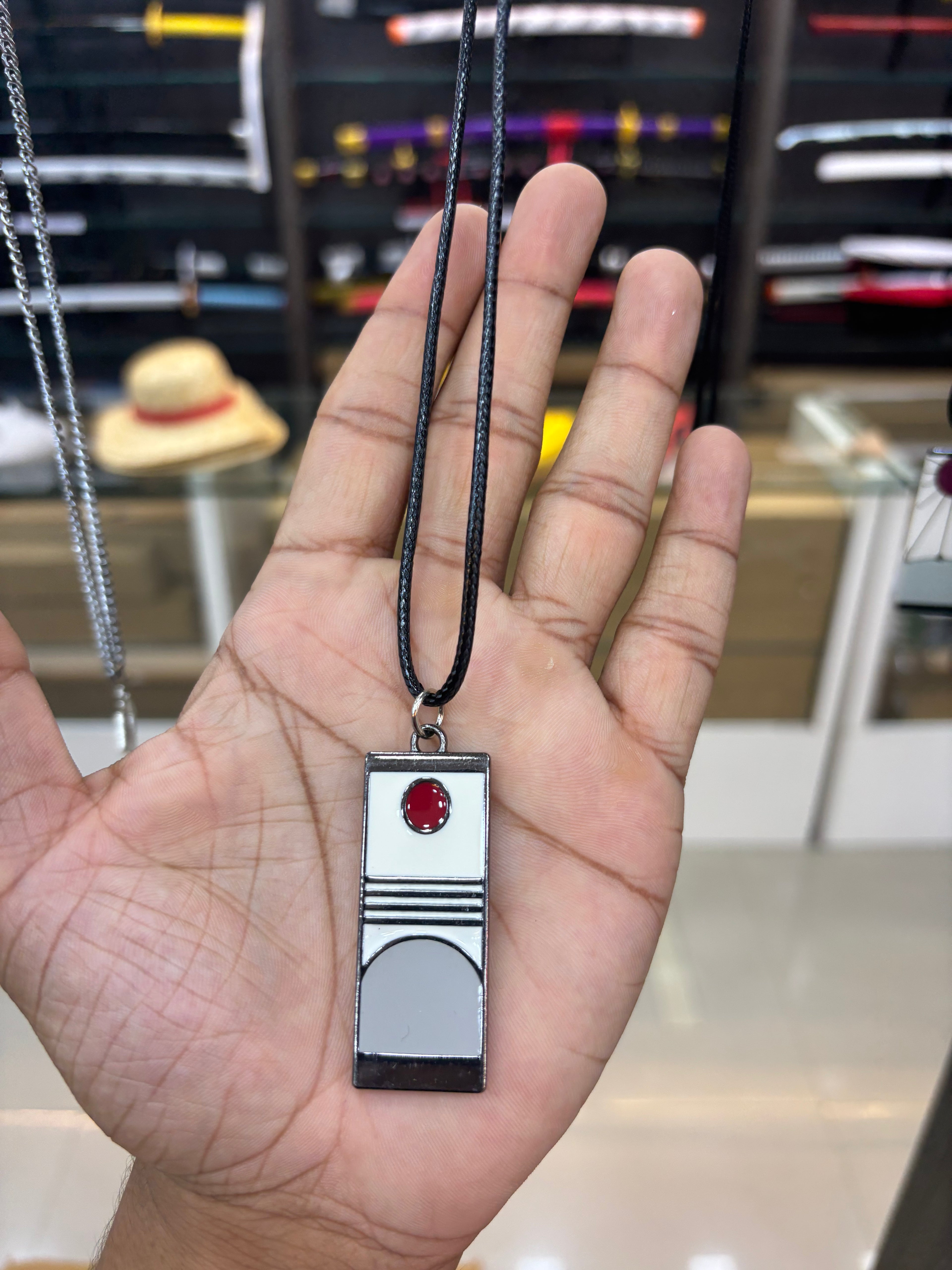 demon slayer hanafuda necklace
