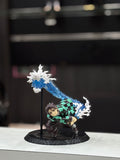 tanjiro water breathing dragon 22 cm figure