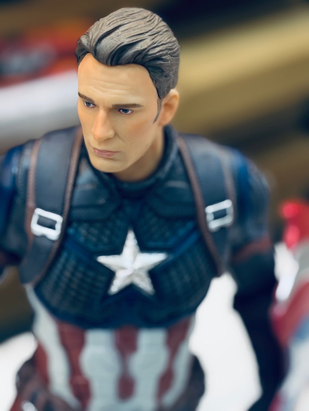 captain america premium 40 cm figures with extra pose and face