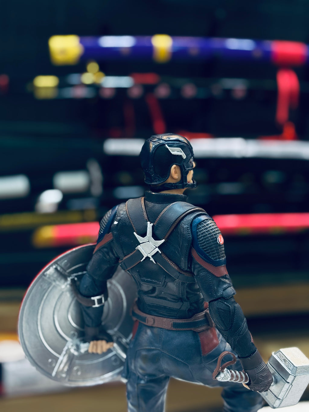 captain america premium 40 cm figures with extra pose and face