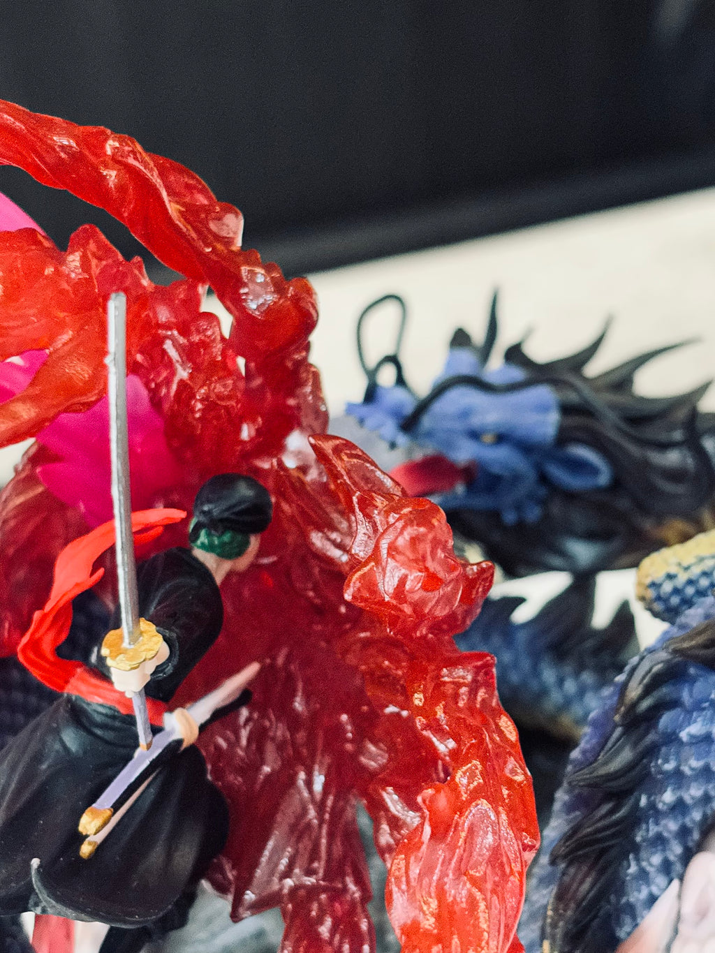 zoro kaido battle premium 20 cm figure