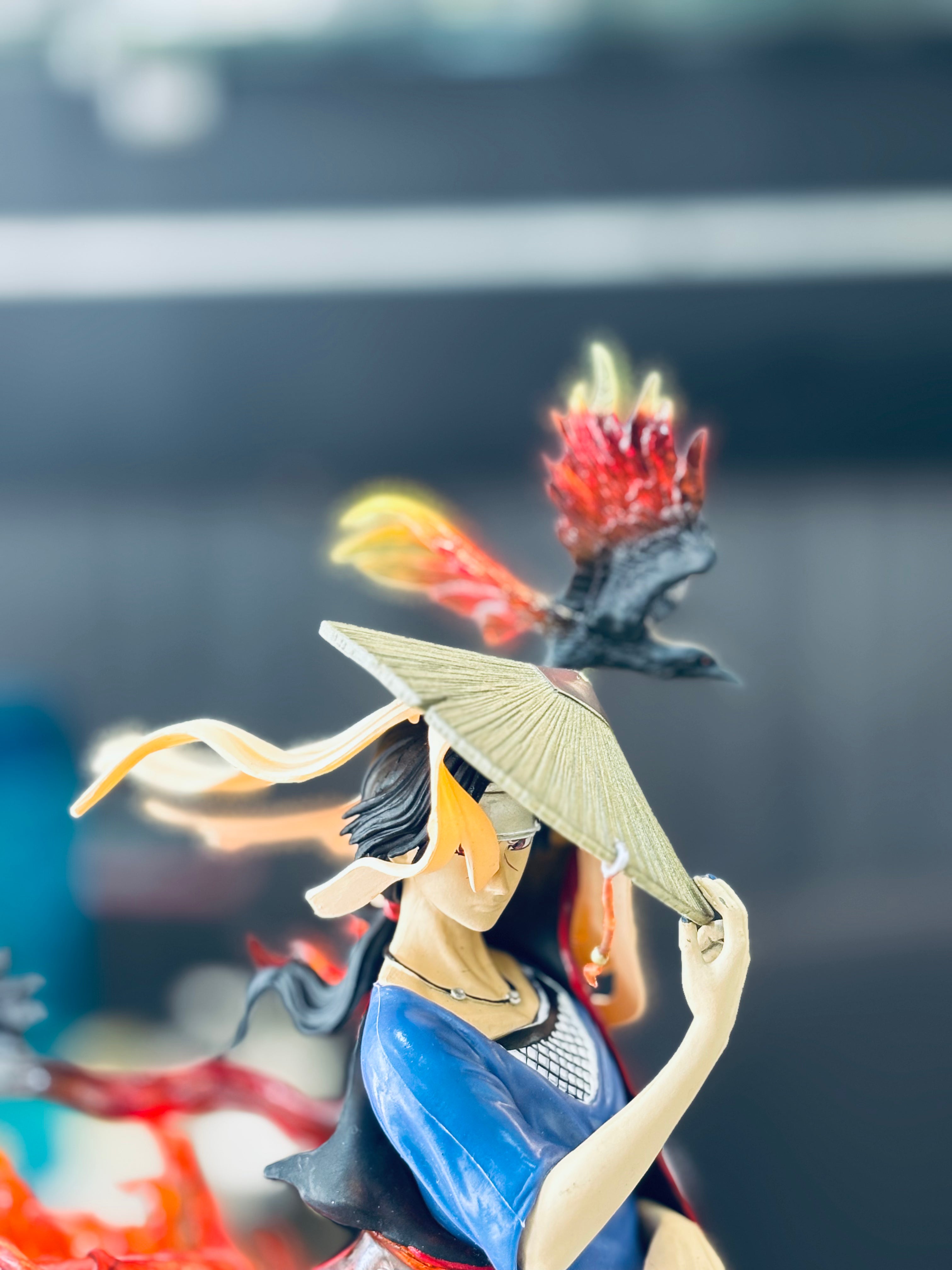 itachi in flames 27 cm premium figure