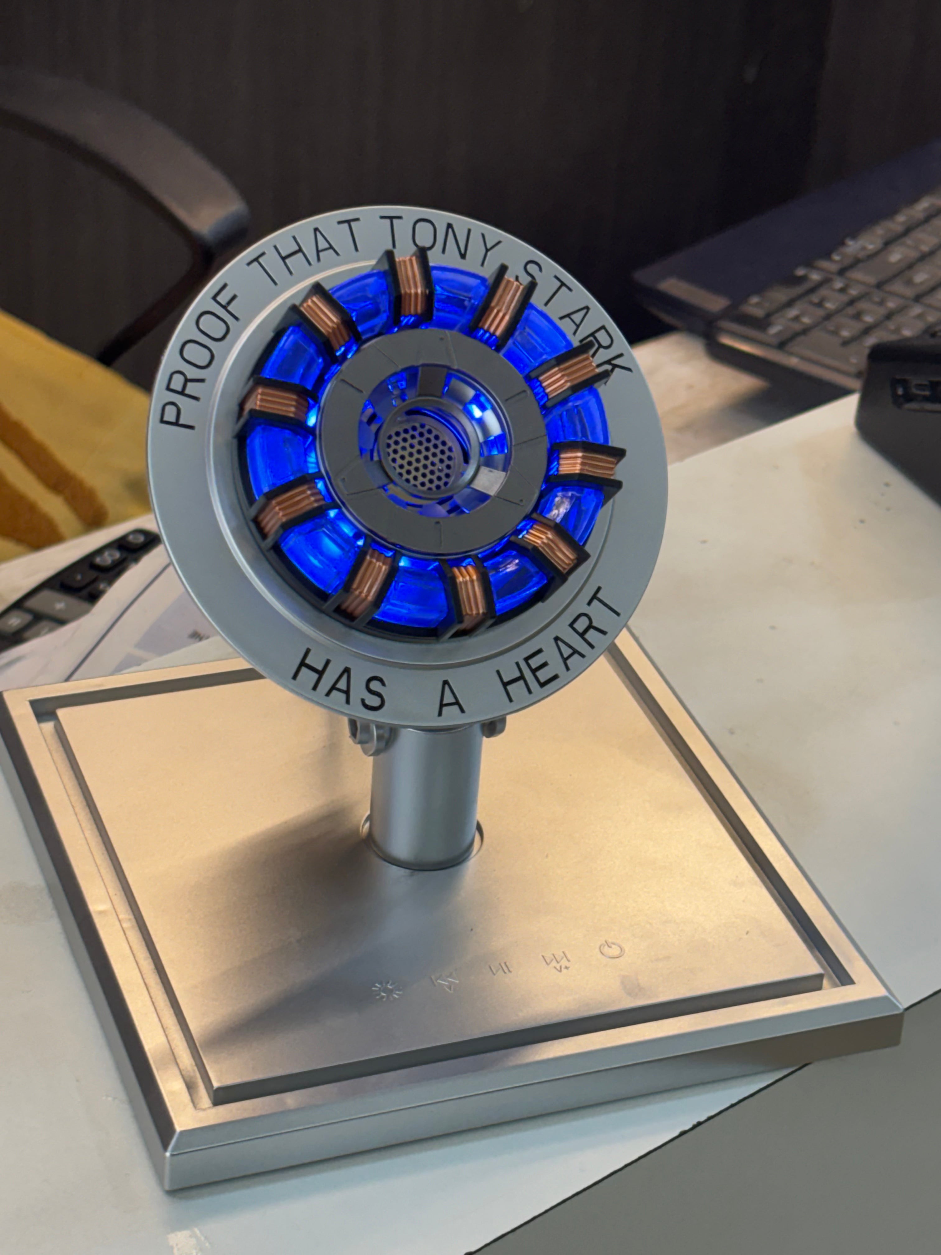 ironman arc reactor blue tooth speaker