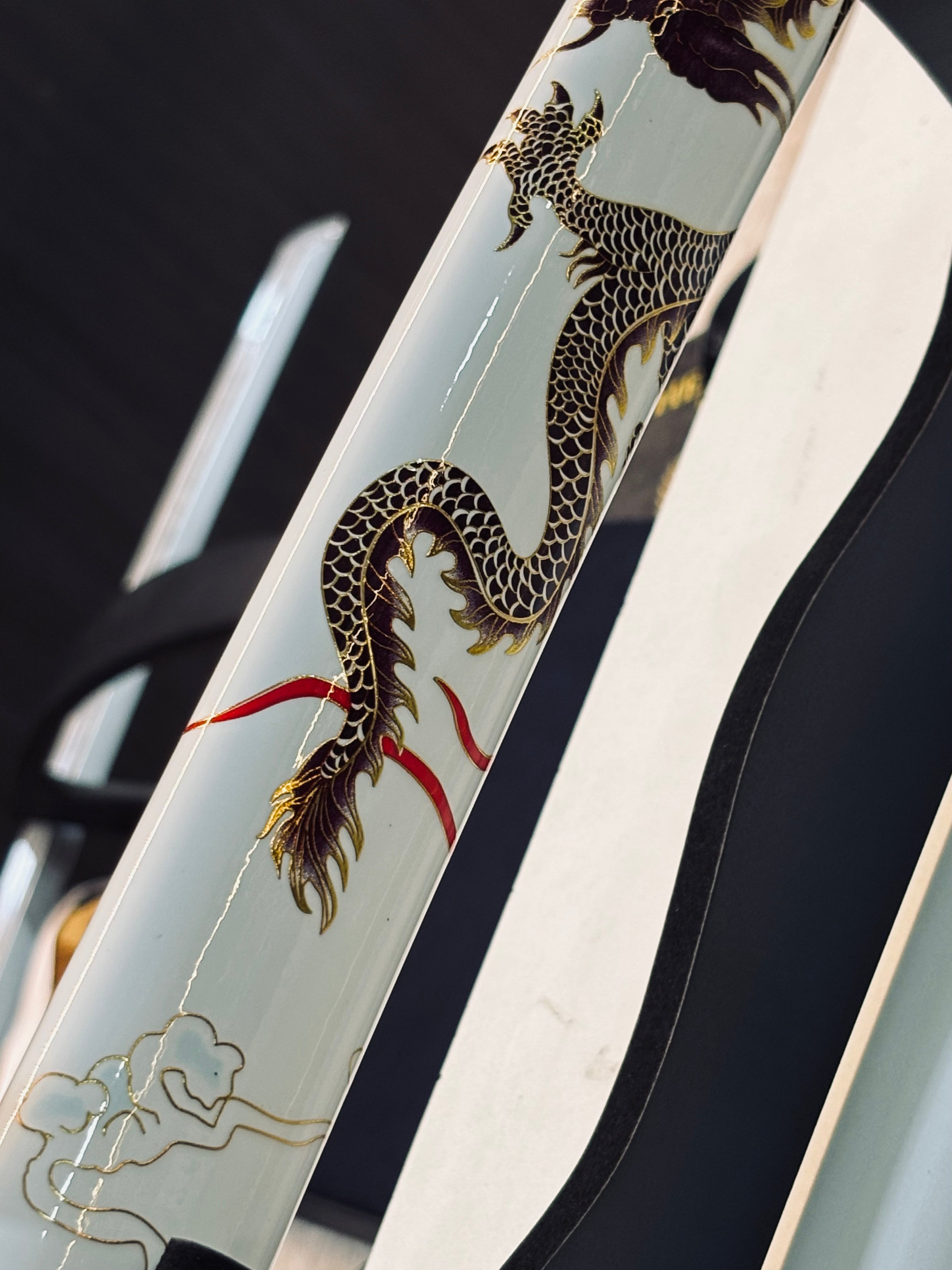 Sk 5 steel white dragon steel katana
