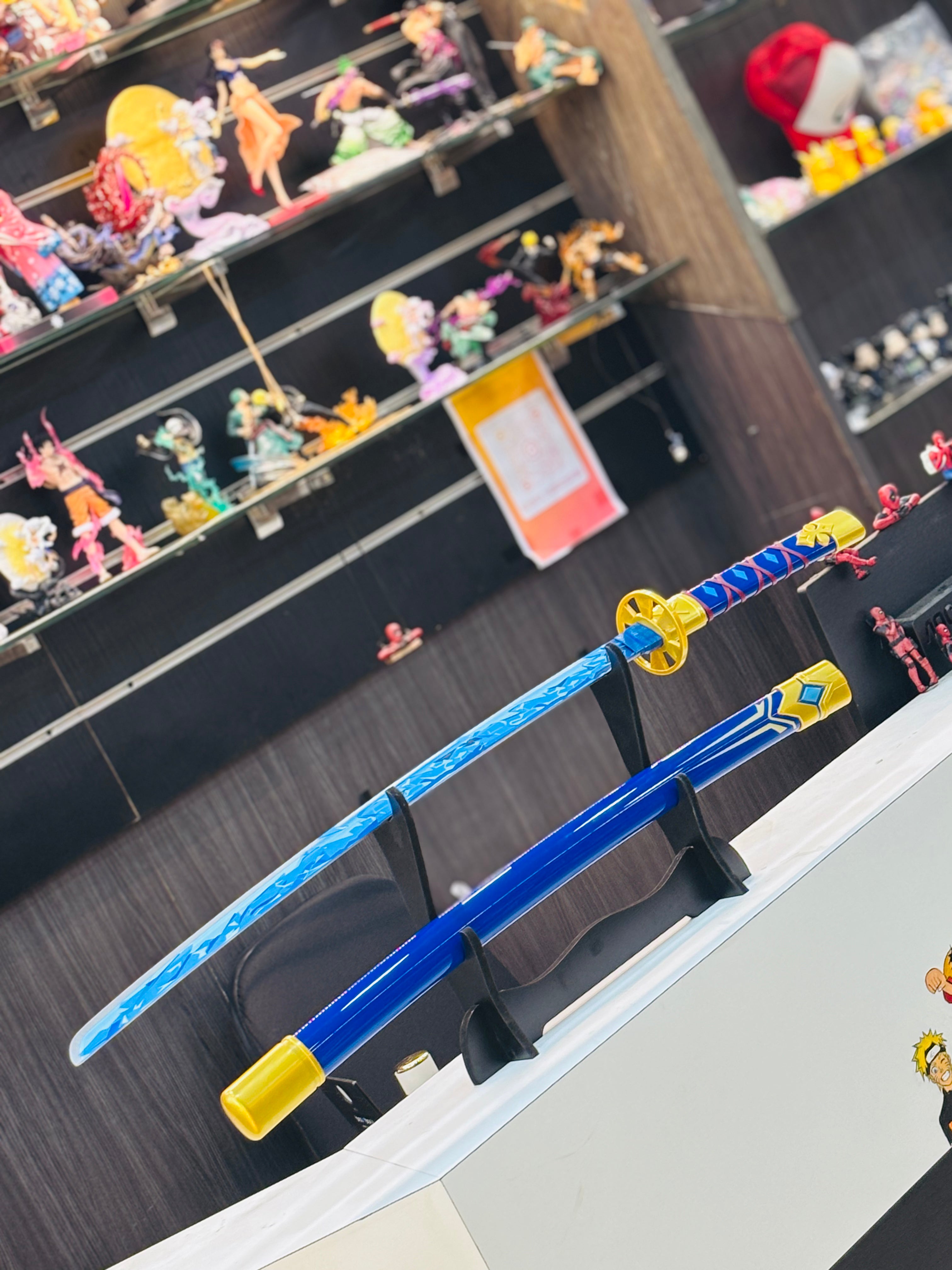 epic seven ran sword of winter shadow metal alloy katana
