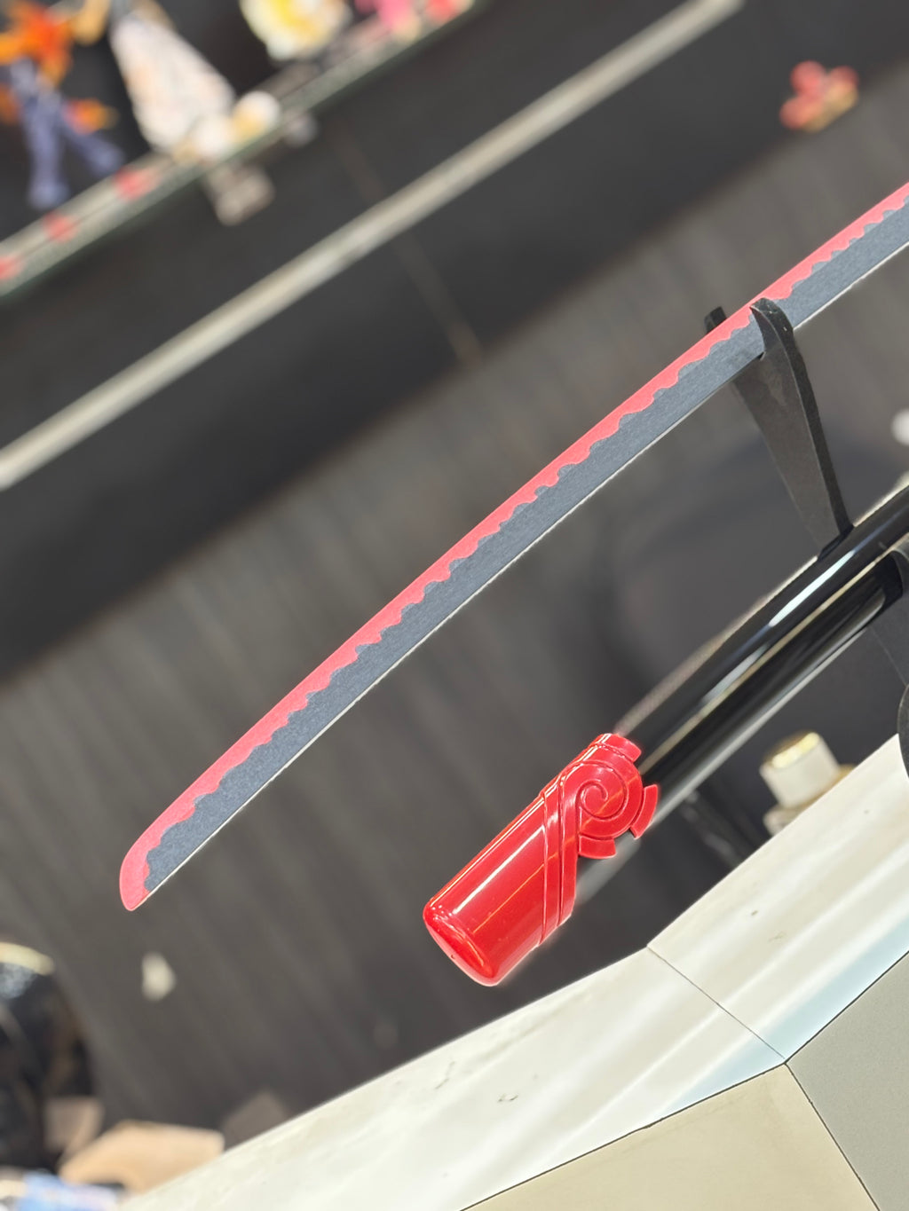 epic seven black and red ver metal alloy katana