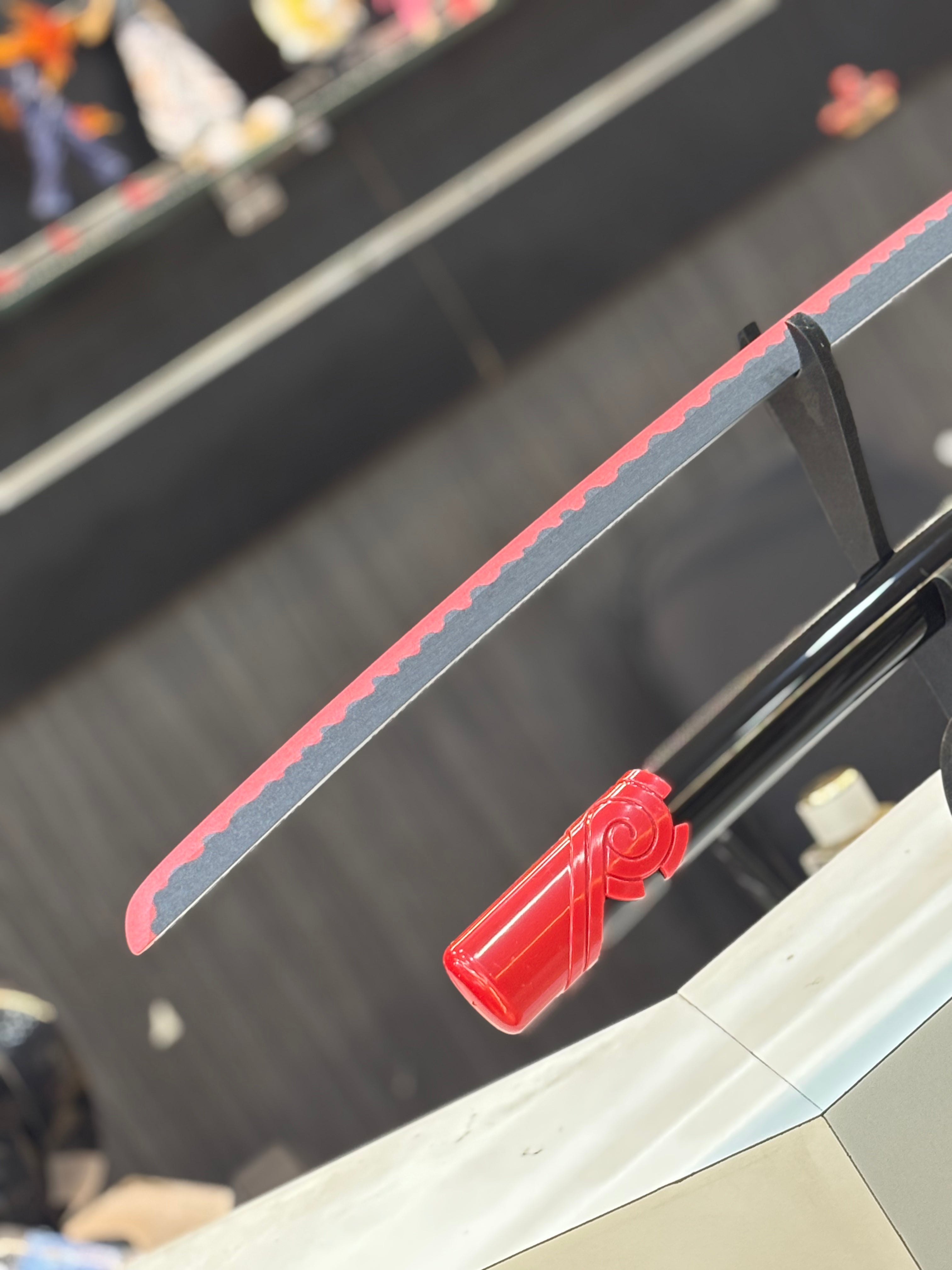 epic seven black and red ver metal alloy katana