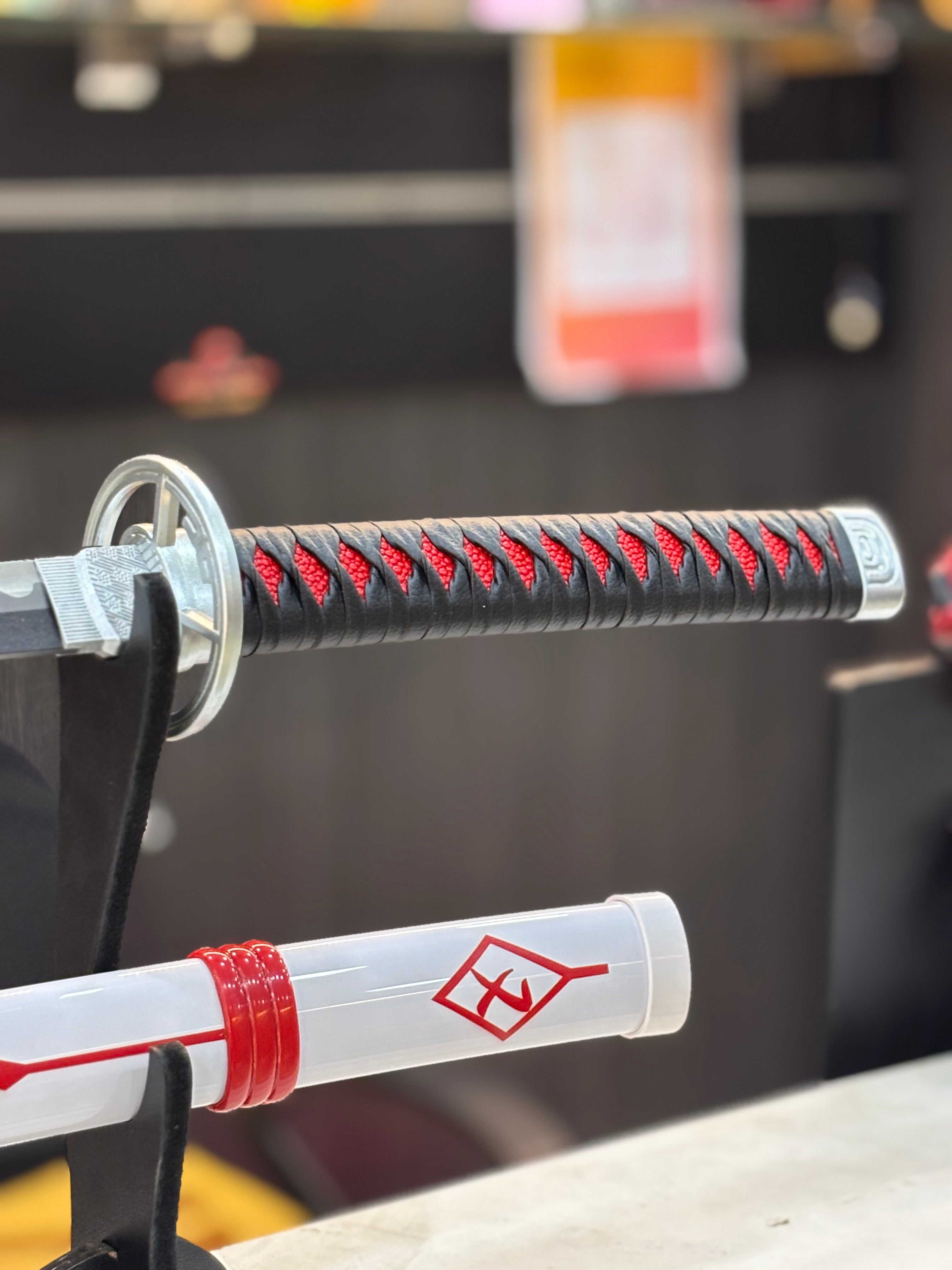 epic seven ran  red and white ver metal alloy katana