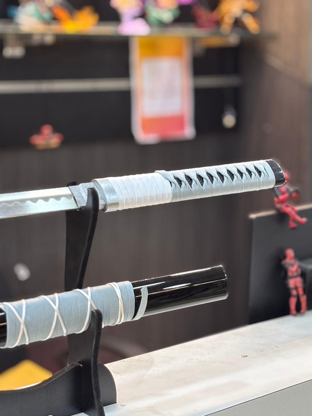 kakashi anbu metal alloy katana