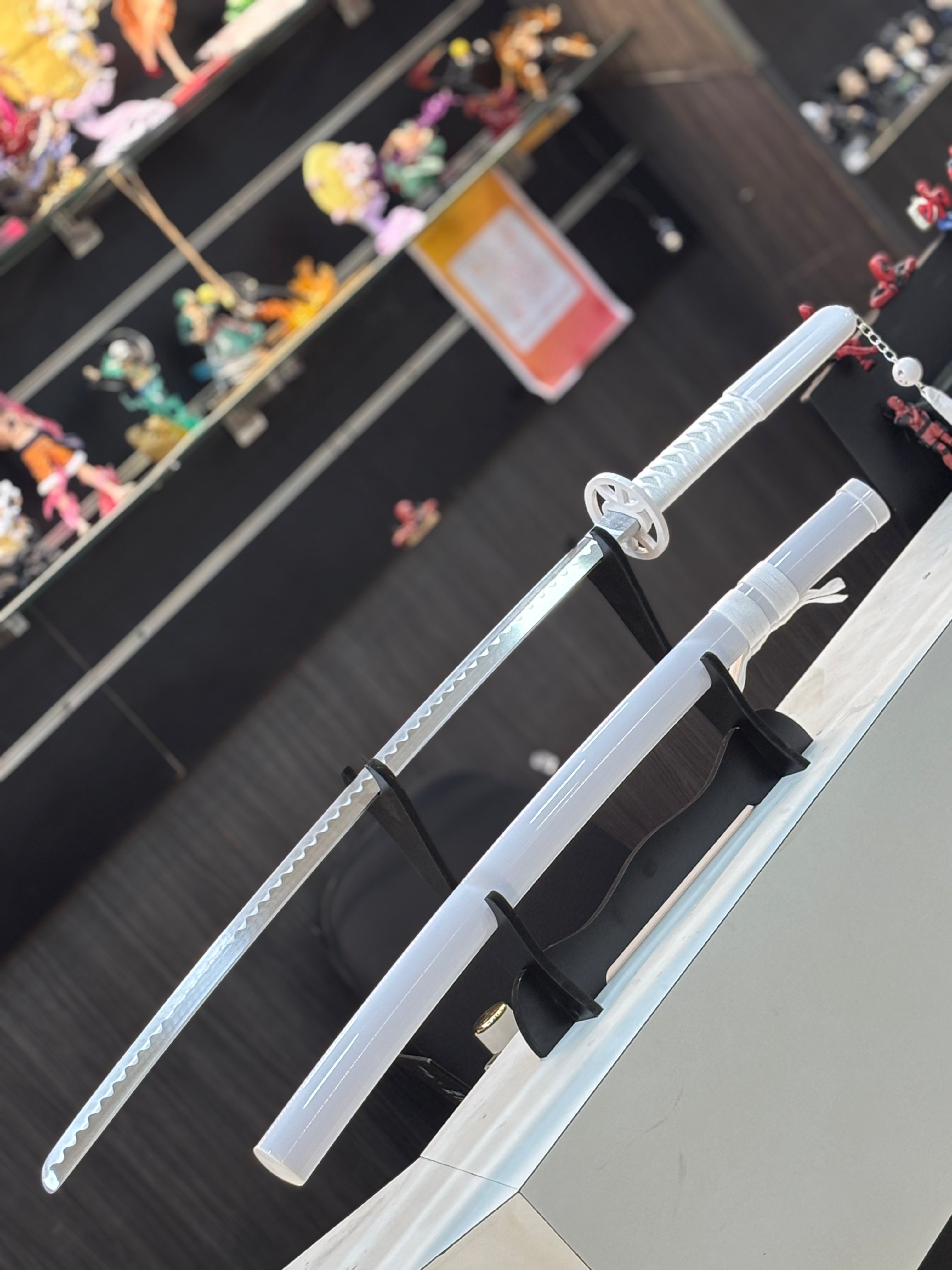 rukia zanpakuto bleach metal alloy katana