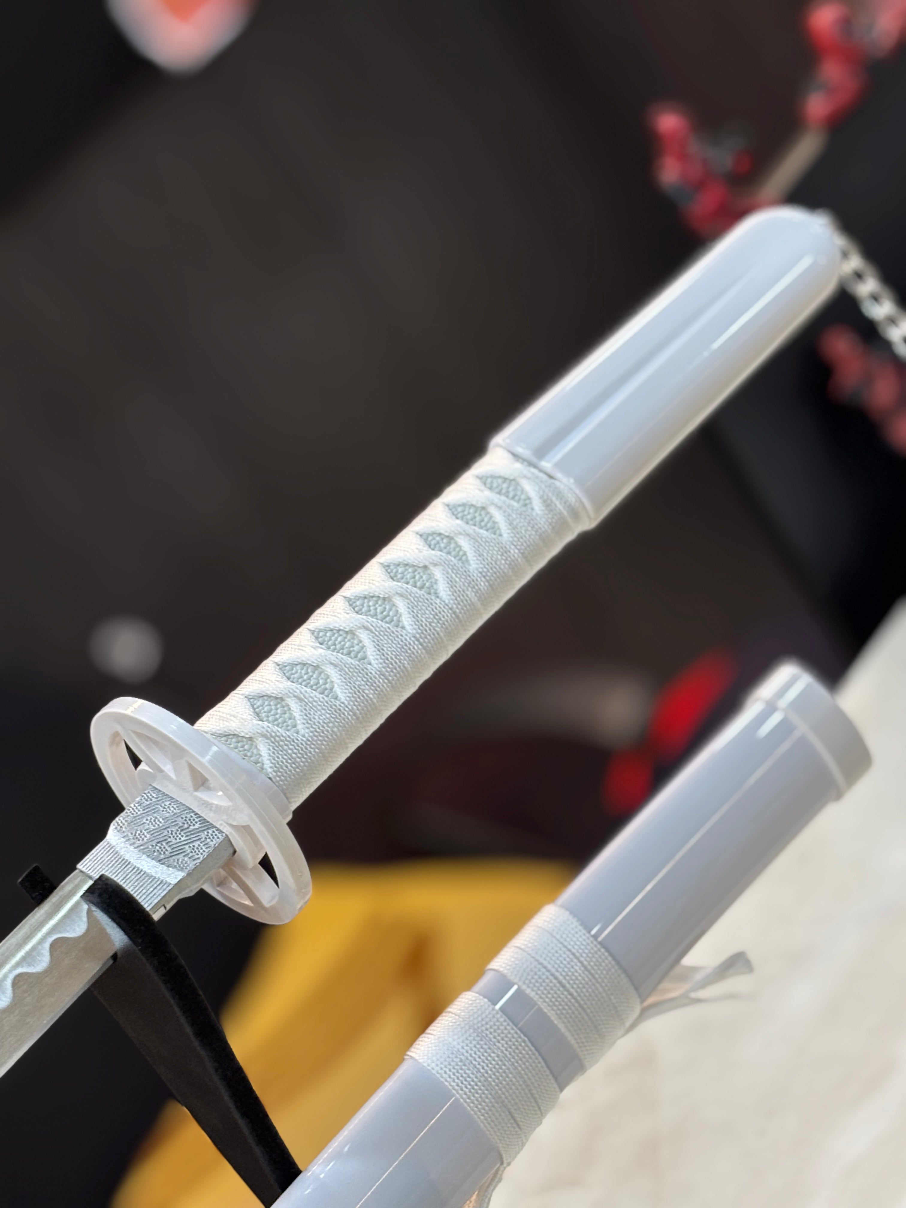 rukia zanpakuto bleach metal alloy katana