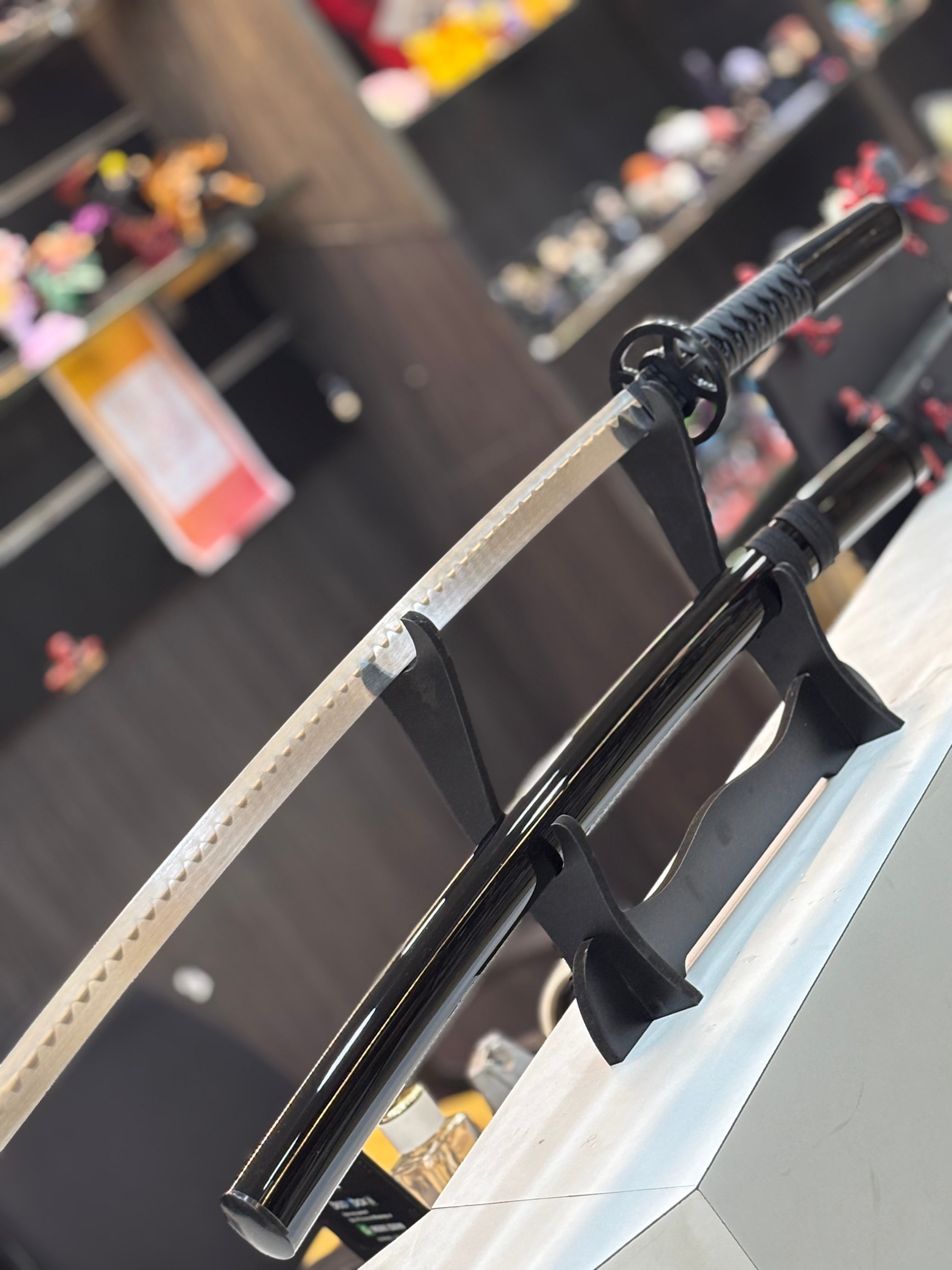 bleach black zanpakuto metal alloy katana