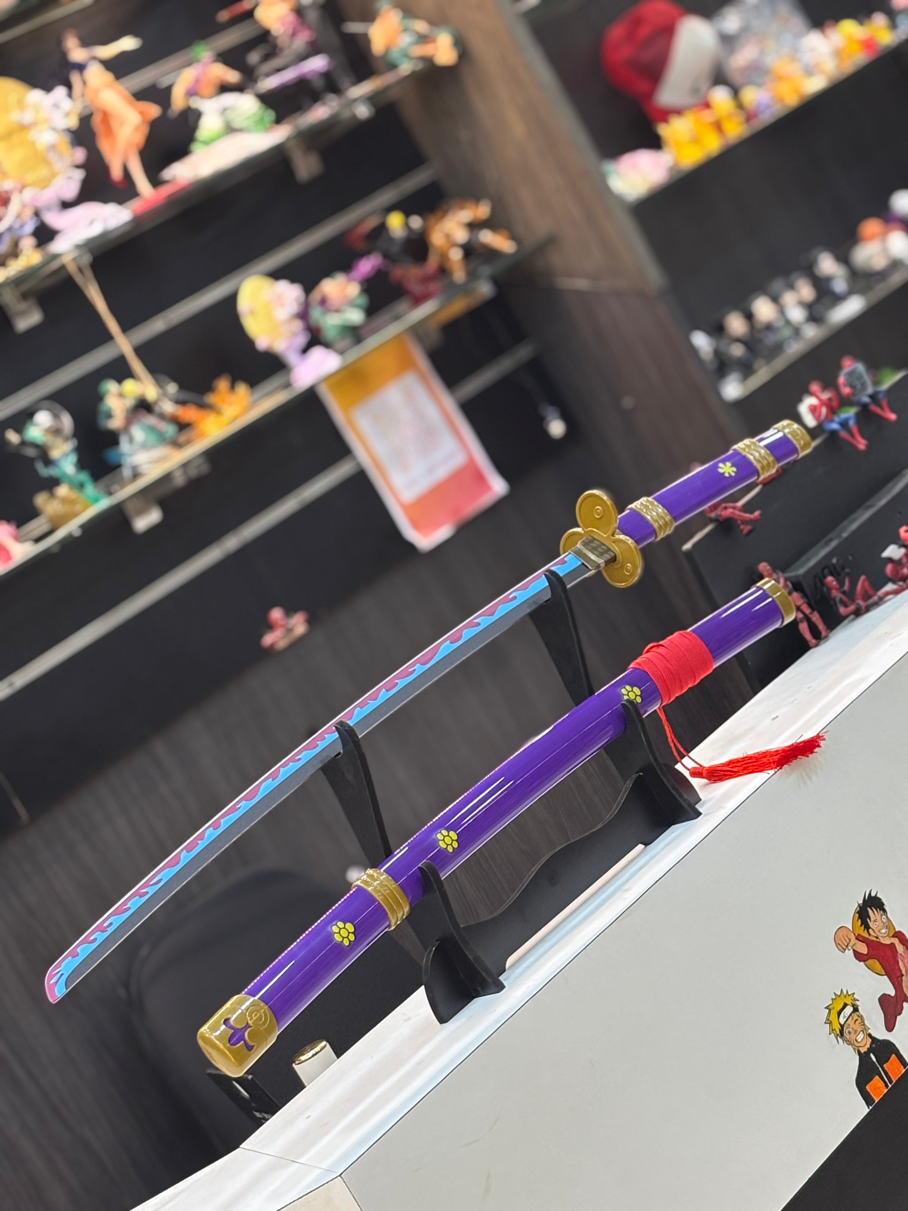 enma zoro metal alloy katana