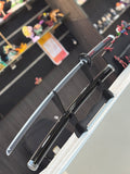 tanjiro black metal alloy katana