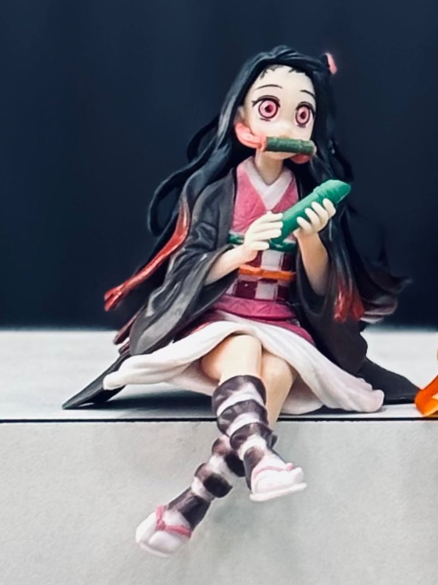 nezuko 12 cm perching figure