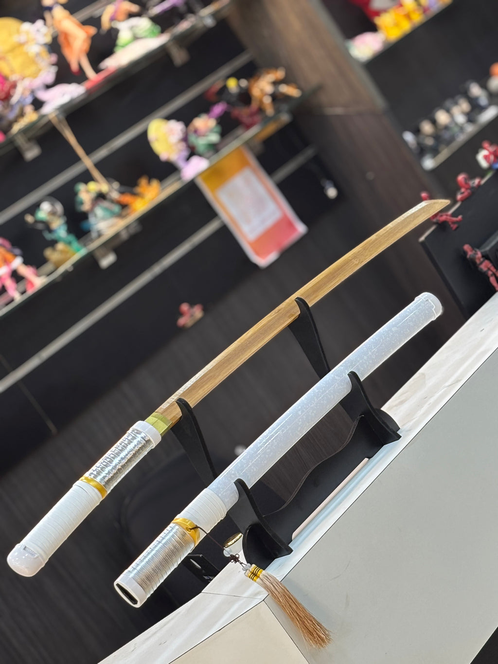 bamboo style premium wooden katana