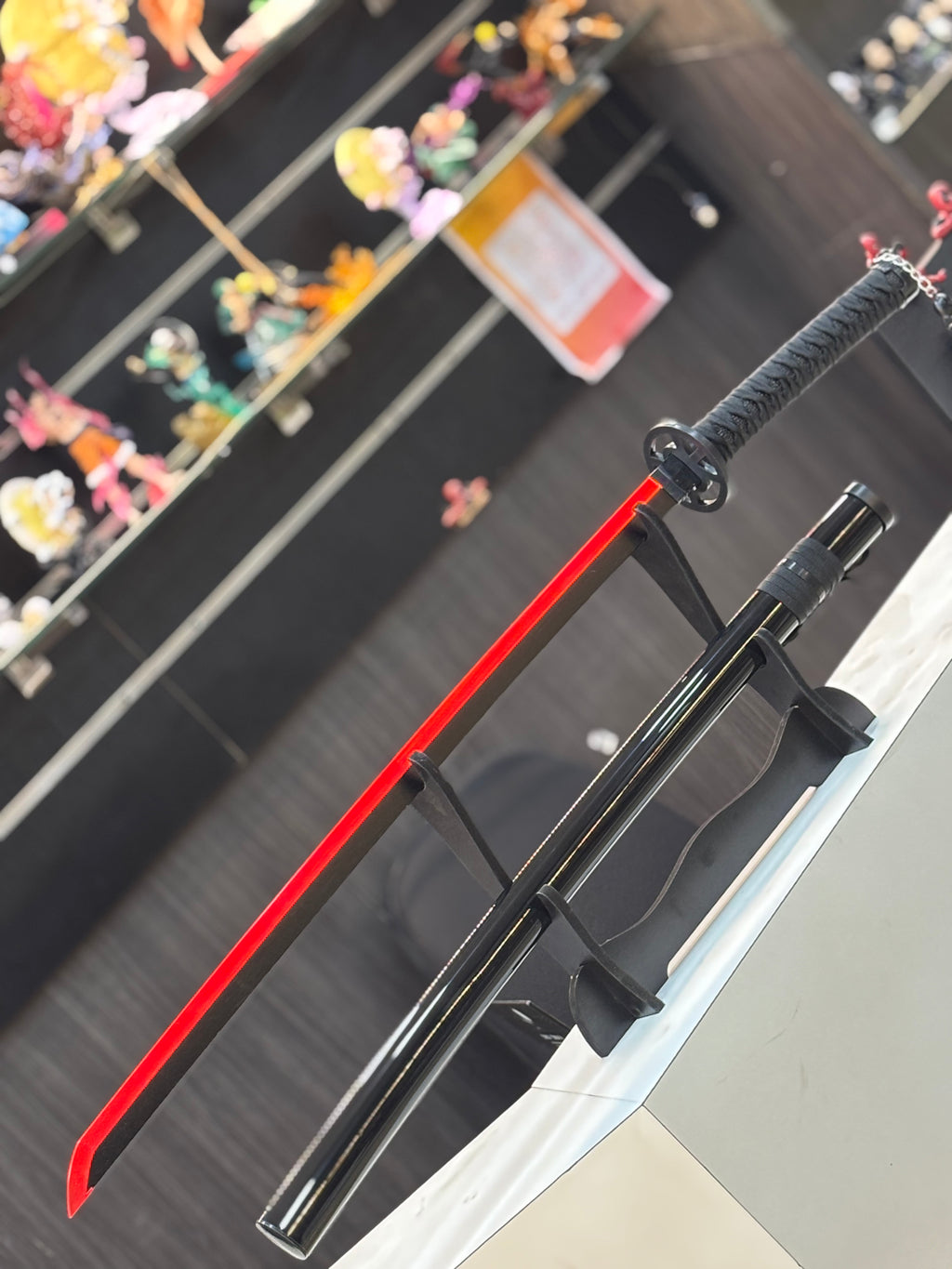 bleach black zanpakuto led katana
