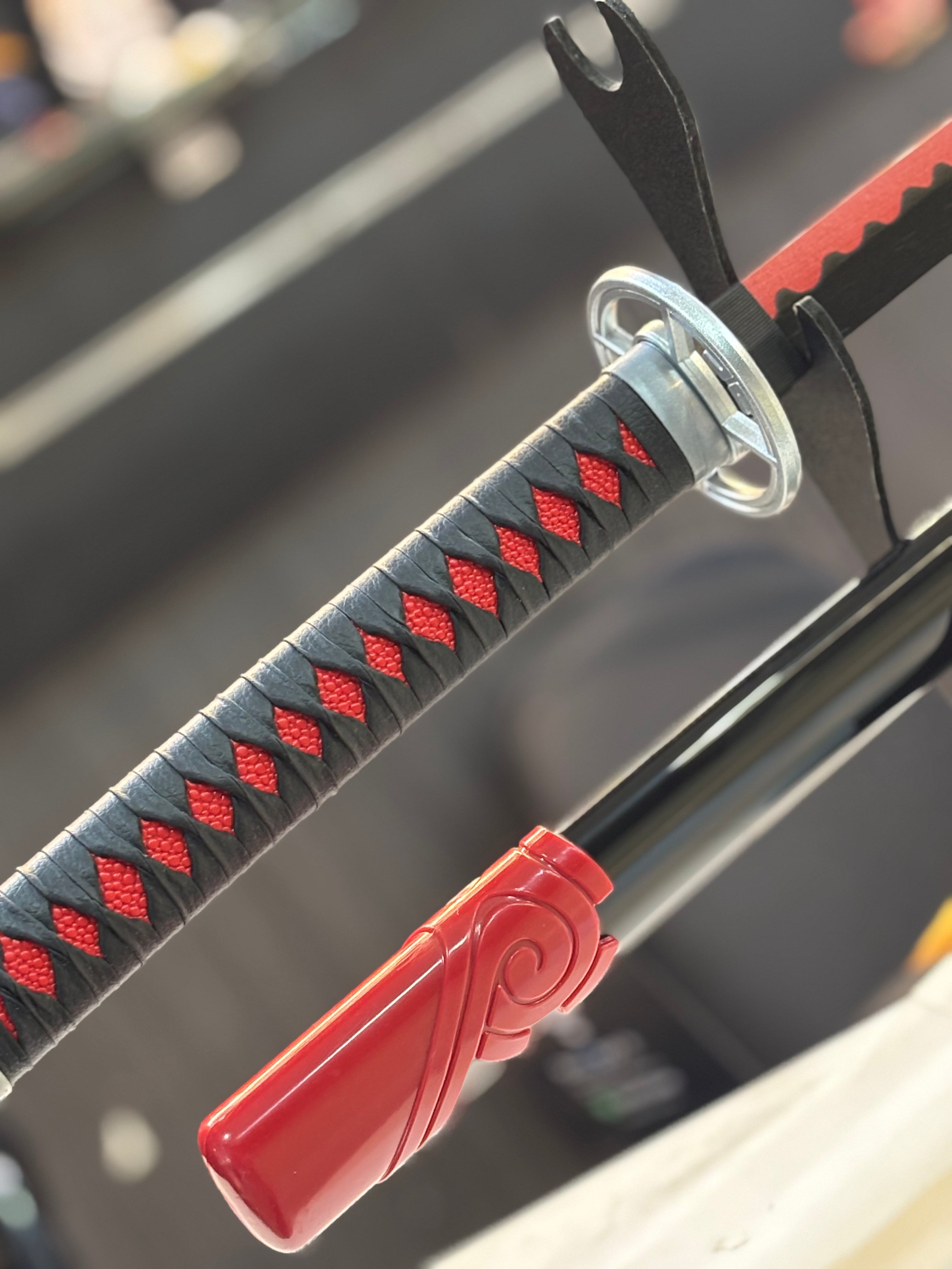 epic seven  ran black and red ver premium wooden katana 105 cm