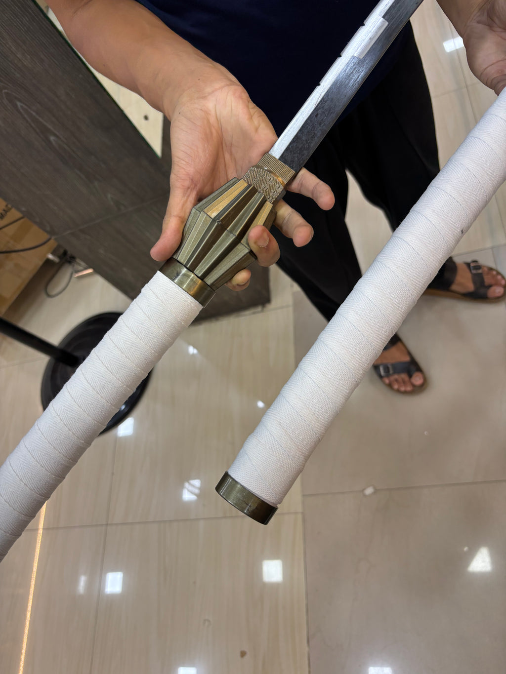 kenpachi nozarashi zanpakuto 110 cm metal alloy katana