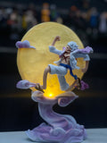 nika luffy 25 cm led figure