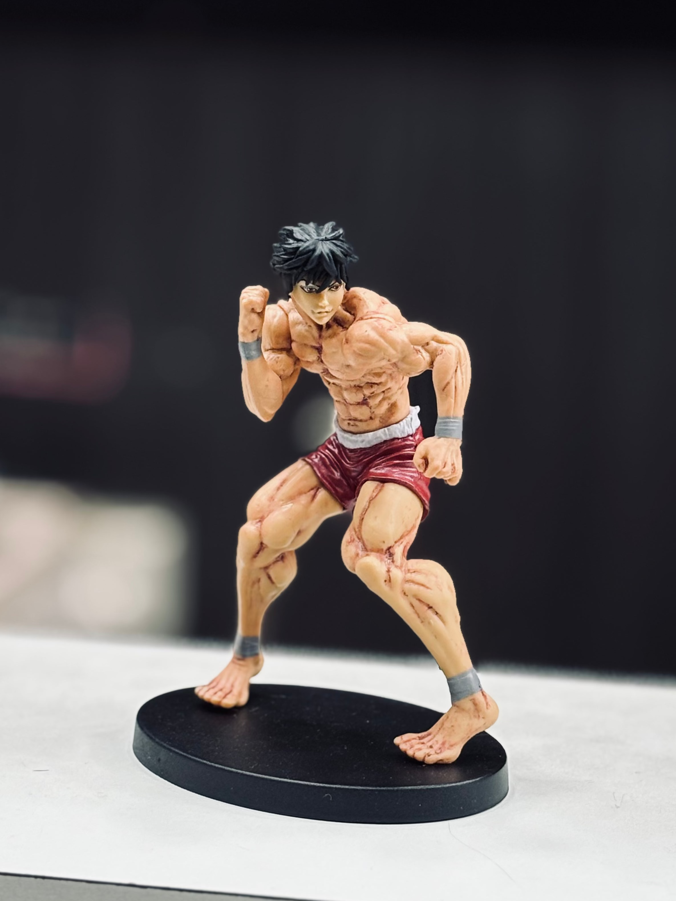 Baki hanma grappler pose 17 cm detailed figure