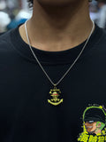 strawhat jollyroger necklace