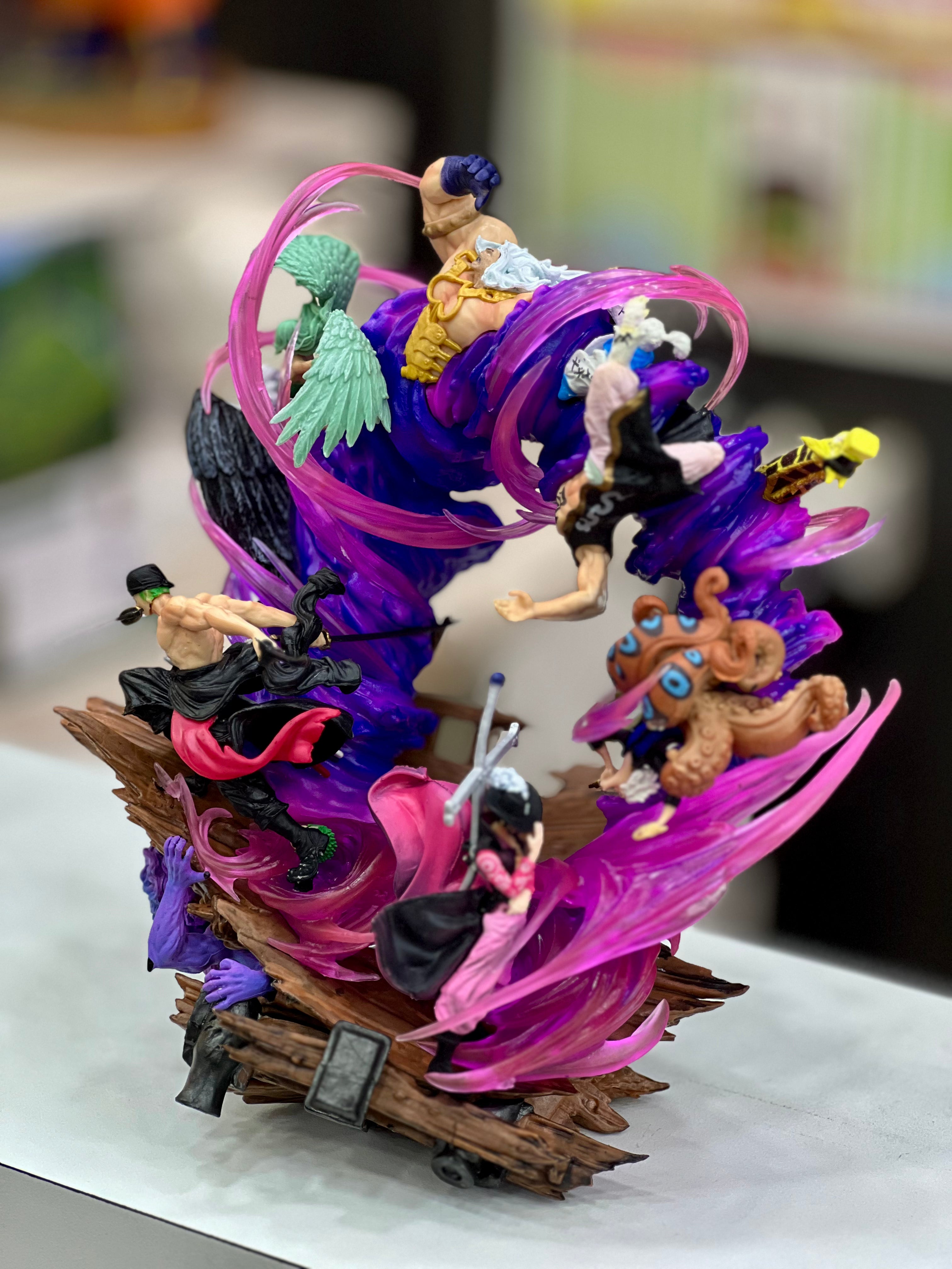 zoro with all rivals extremely detailed 29 cm figure