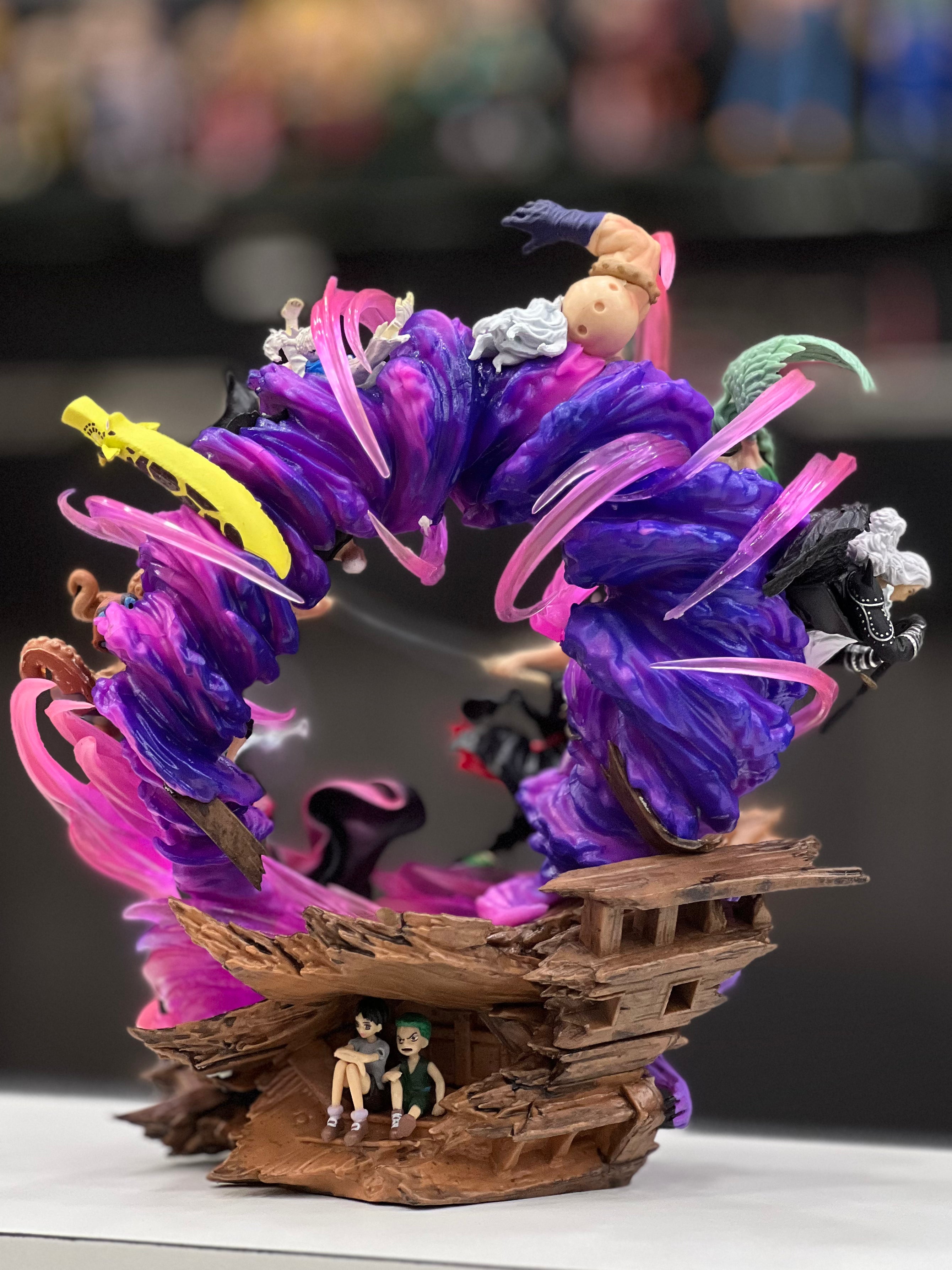 zoro with all rivals extremely detailed 29 cm figure