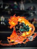 tanjiro hinokami kagura heavy detailed 35 cm figure