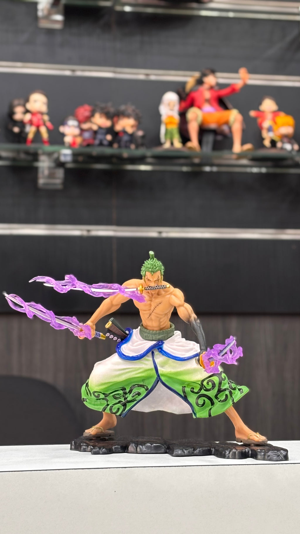 zoro 3 sword style wano arc 15 cm figure