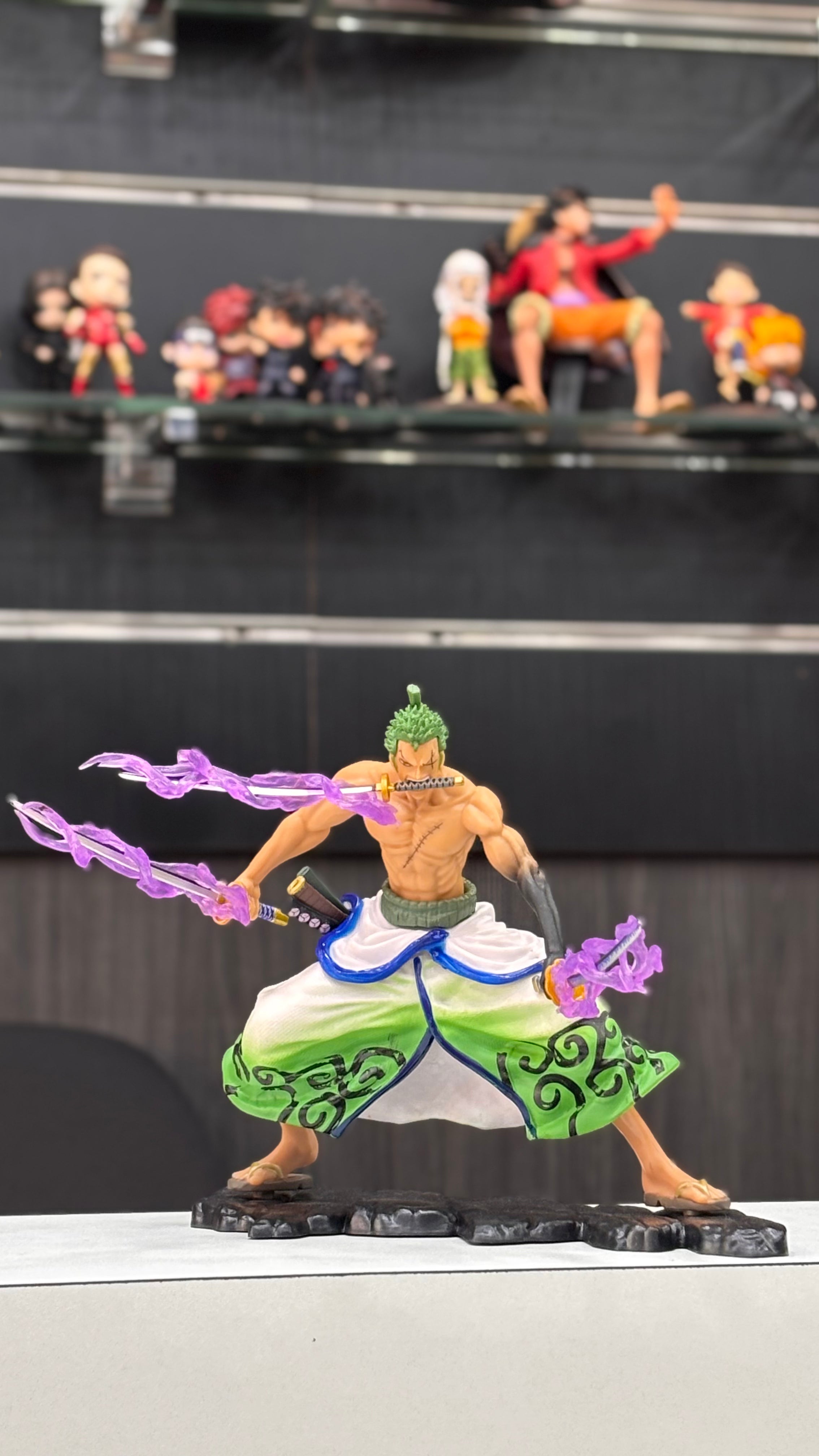 zoro 3 sword style wano arc 15 cm figure