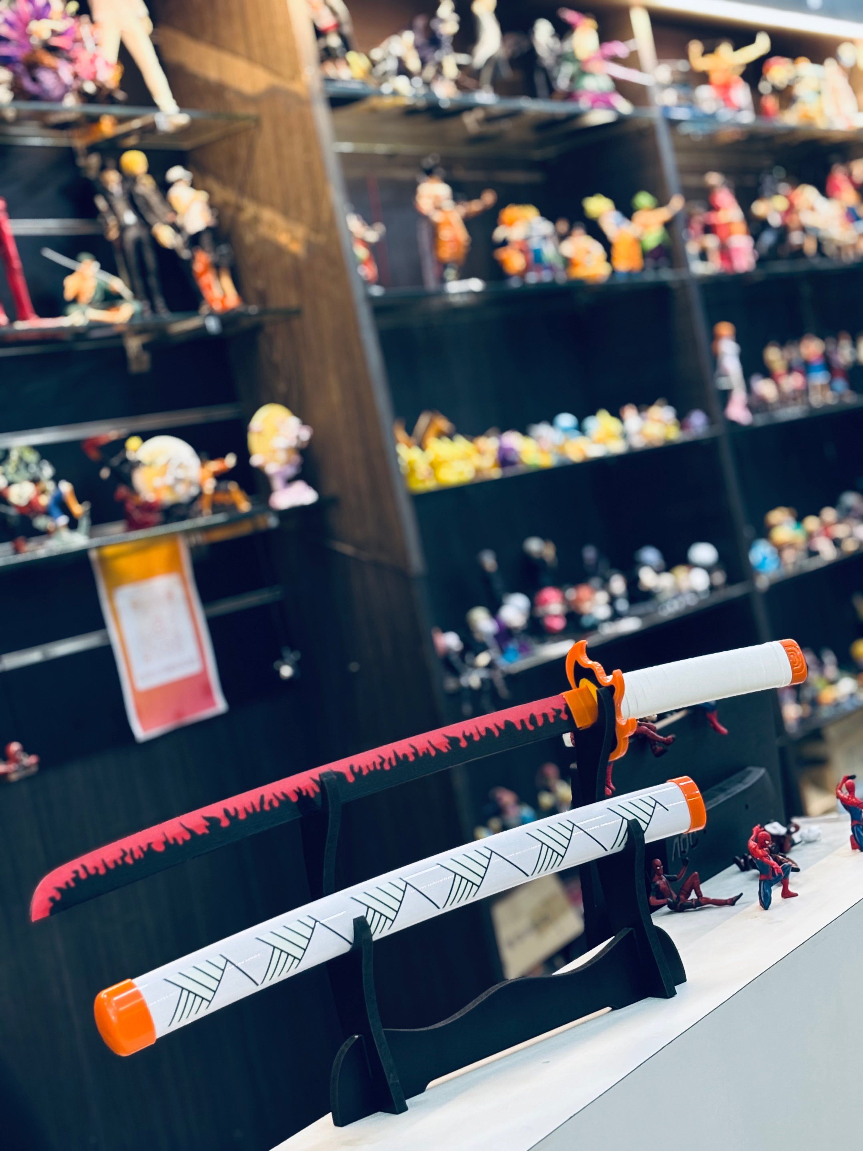 rengoku nichirin 80 cm wooden katana