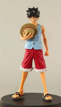 luffy blue vest 18 cm figure